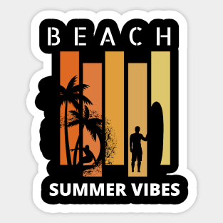 summer vibes Sticker
